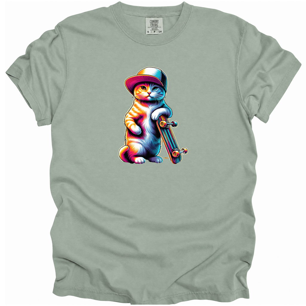 Skateboard Cat T-Shirt