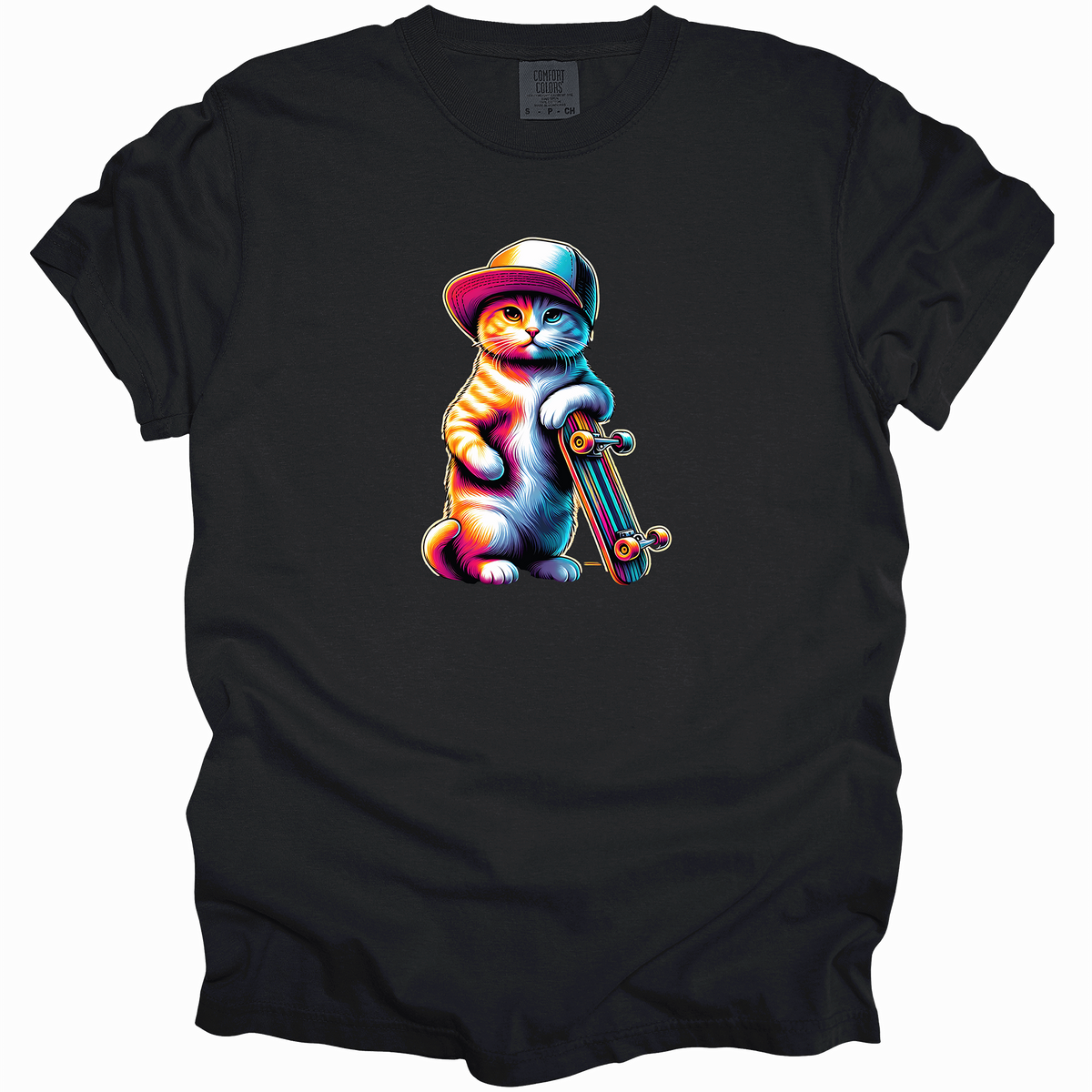 Skateboard Cat T-Shirt