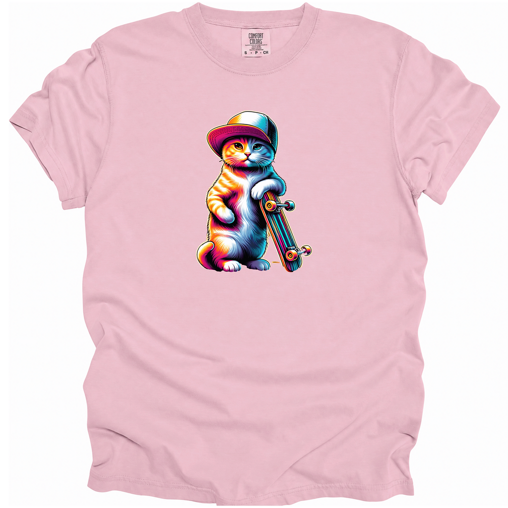 Skateboard Cat T-Shirt