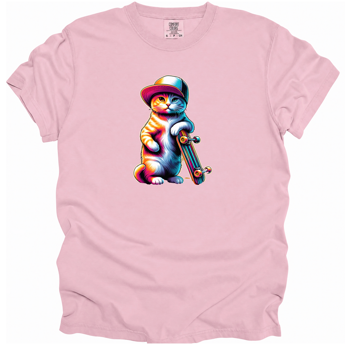 Skateboard Cat T-Shirt
