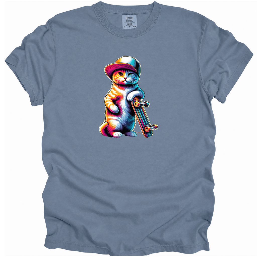 Skateboard Cat T-Shirt
