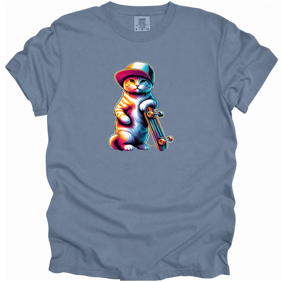 Skateboard Cat T-Shirt