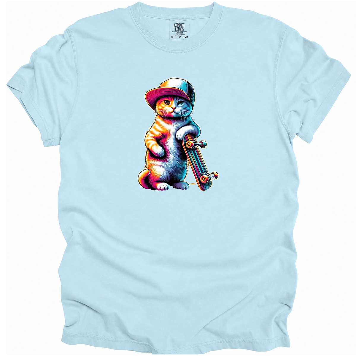 Skateboard Cat T-Shirt
