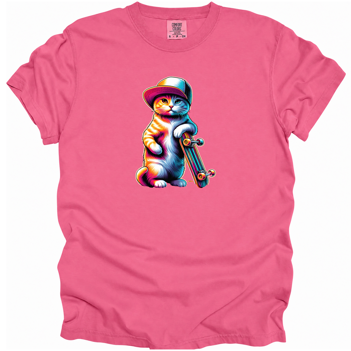 Skateboard Cat T-Shirt
