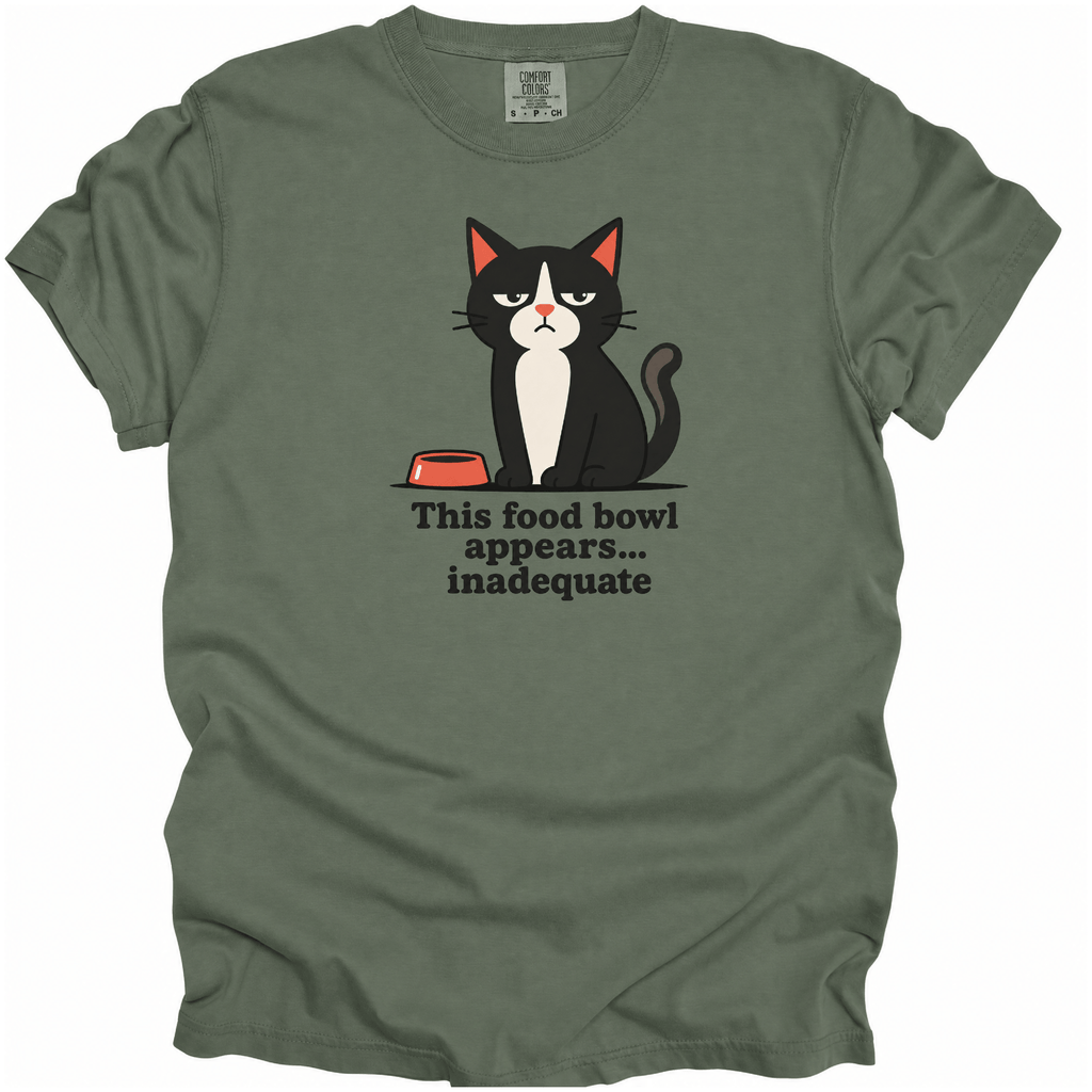 Food Bowl Inadequate T-Shirt