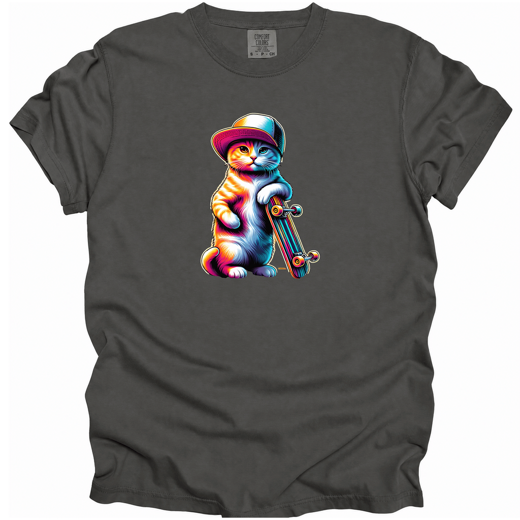 Skateboard Cat T-Shirt