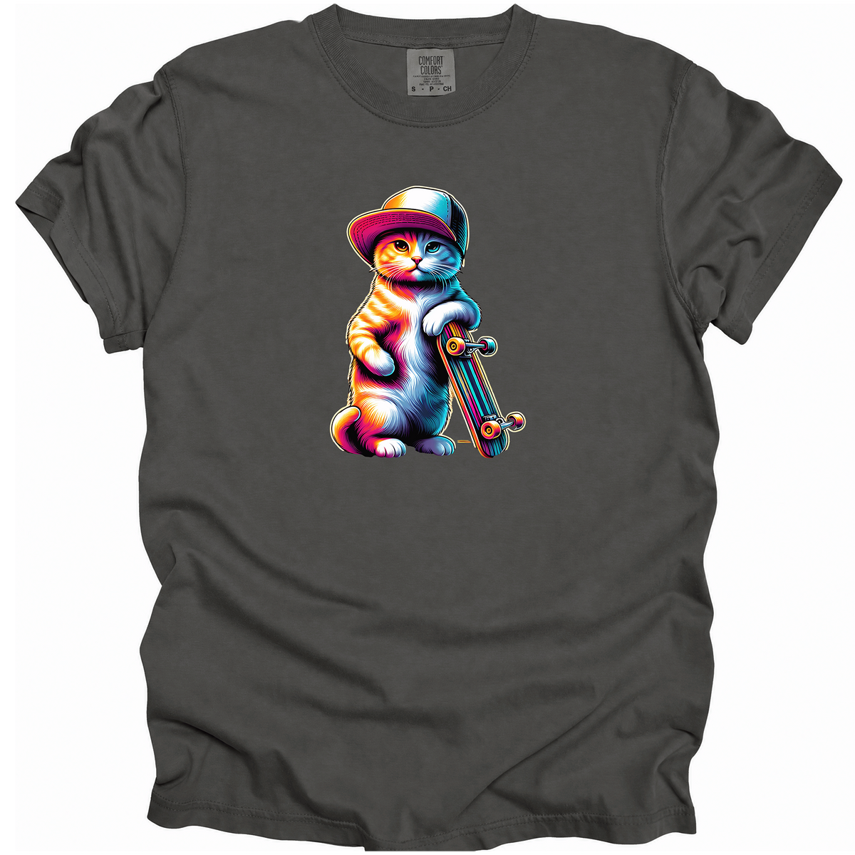 Skateboard Cat T-Shirt